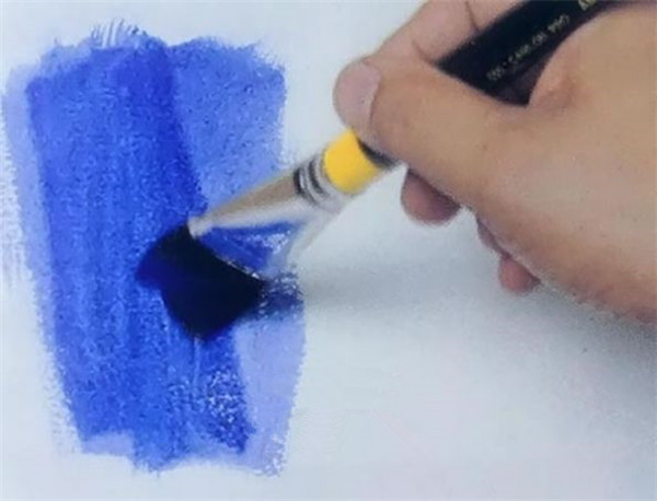 水彩画的基本技法之溶解法