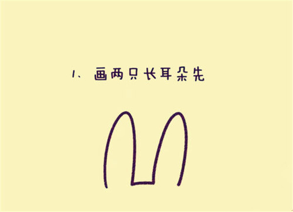 可爱小兔子的简笔画