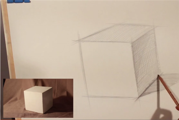 素描几何体结构图画法