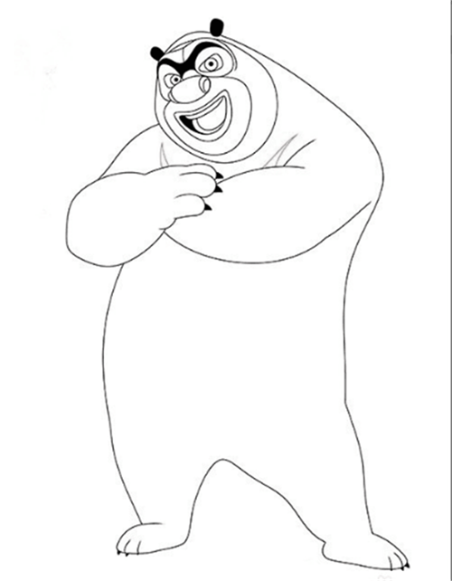 熊出没熊大怎么画?熊大儿童画教程
