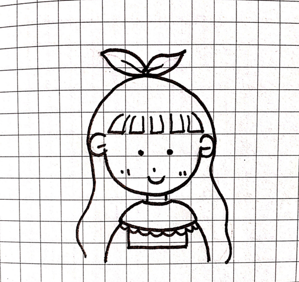 简笔画教程：教你画小女孩的简笔画