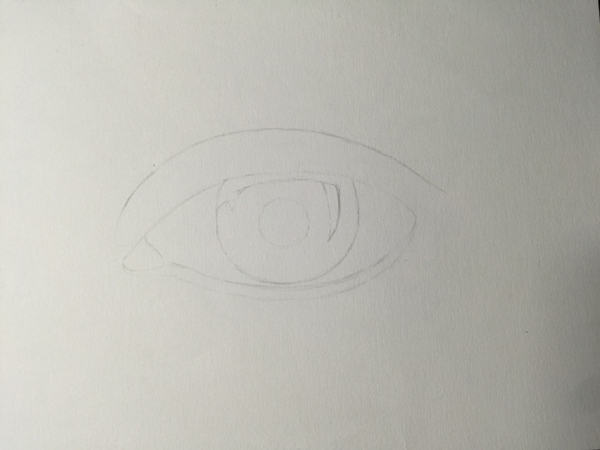 素描入门:素描眼睛的画法步骤