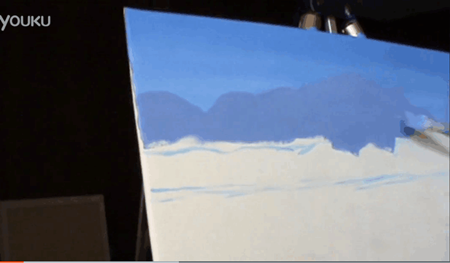 丙烯画入门：美丽的风景丙烯画视频教程