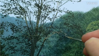 油画风景大树的画法视频教程