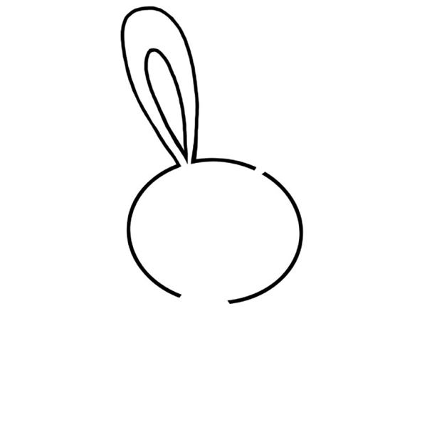可爱小兔子简笔画彩色教程