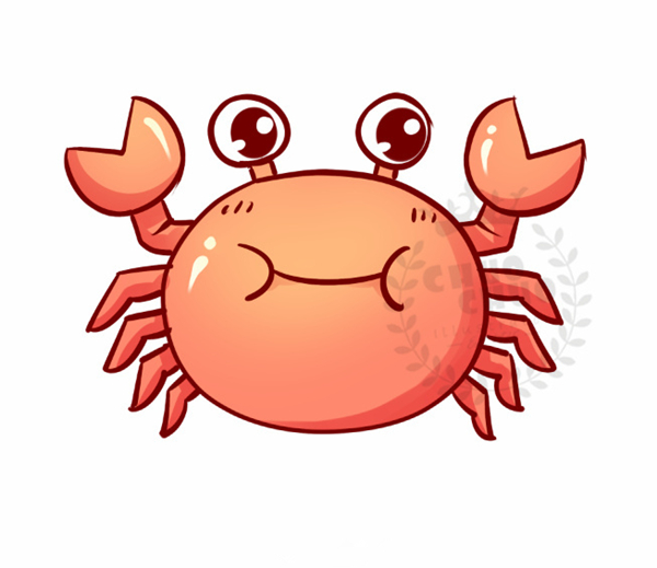 螃蟹怎么画?螃蟹简笔画画法