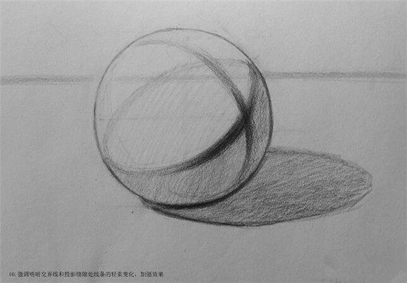 素描入门：球体素描的起形基础教学