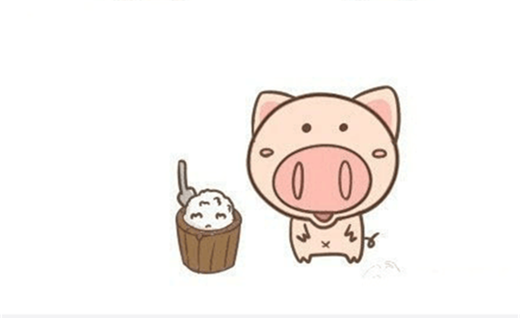 简笔画教程：可爱的小猪简笔画画法