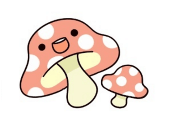 简笔画教程：蘑菇的简笔画画法