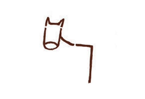 儿童画教程：简单的斑马画法