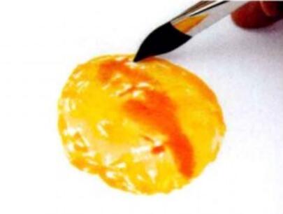 水彩画入门教程：水彩橙子的画法