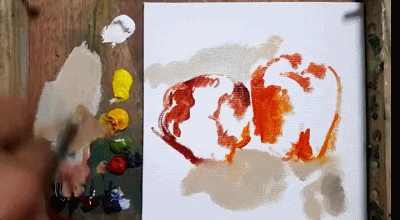 静物油画教程之灯笼椒的画法