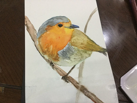 儿童画小鸟的画法