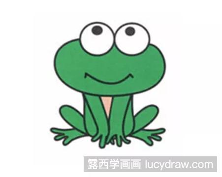 青蛙简笔画的画法