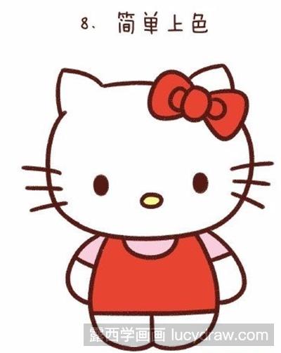 漫画教程：如何画Hello Kitty