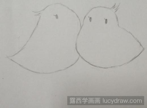 彩色的小鸟简笔画教程