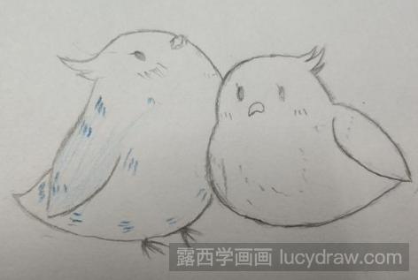 彩色的小鸟简笔画教程