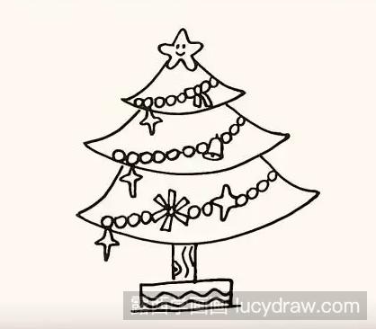 儿童画圣诞树怎么画?