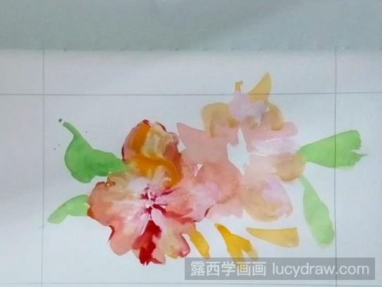 水粉画教程：如何画朱槿花