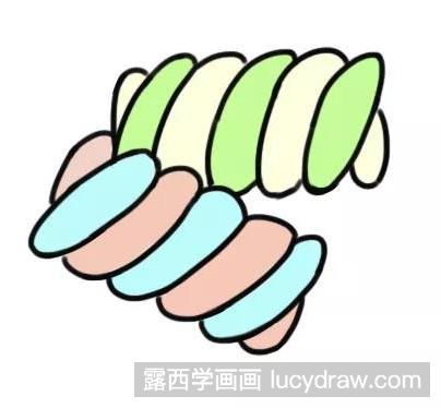 棉花糖简笔画教程