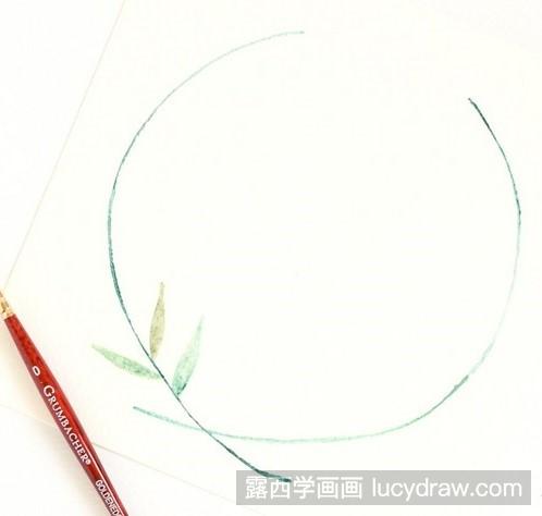 艺术水彩画教程：如何画好看的树叶？