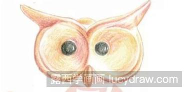 彩铅画教程：怎么画猫头鹰