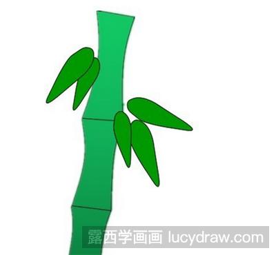 绘画教程之竹子的画法