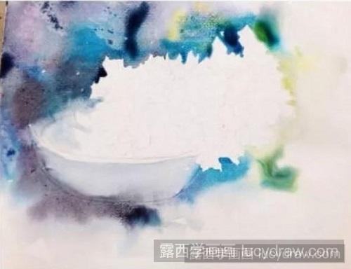 海棠水彩画怎么画