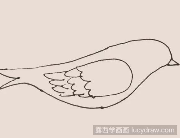 黄鹂鸟简笔画教程