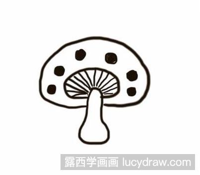 彩铅画教程：教你画创意小蘑菇