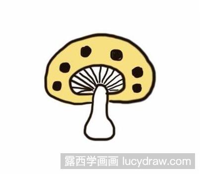 彩铅画教程：教你画创意小蘑菇