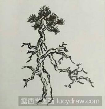 国画松树的画法技巧