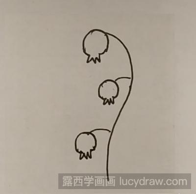 简笔画教程：教你画灯笼草