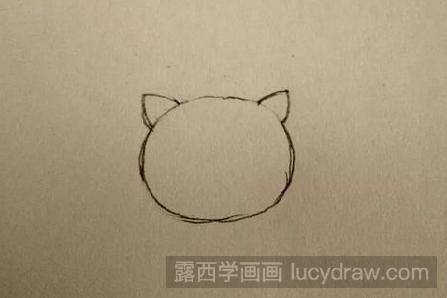 简笔画教程：手绘铅笔画卡通Hello Kitty凯蒂猫