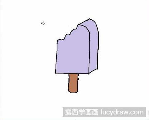 儿童画教程：冰激凌雪糕的画法