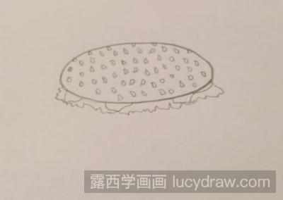 汉堡包彩铅画教程