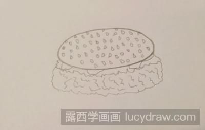 汉堡包彩铅画教程