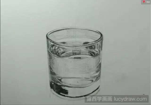 素描教程：静物玻璃杯教程