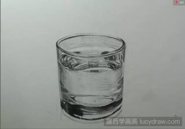 素描教程：静物玻璃杯教程