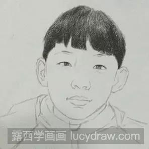 素描人物：小男孩的画法