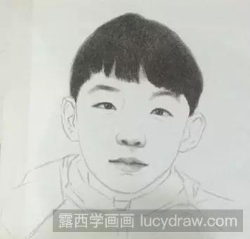 素描人物：小男孩的画法