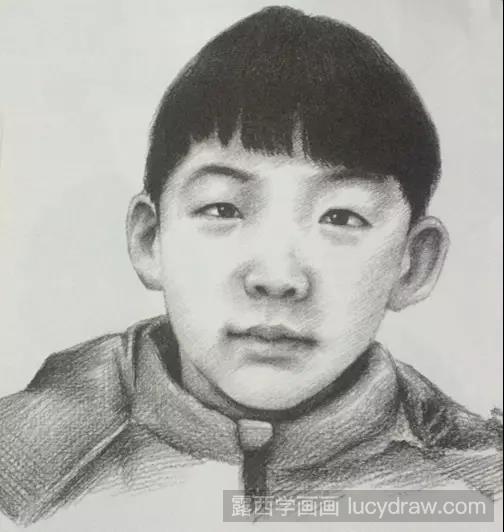 素描人物：小男孩的画法