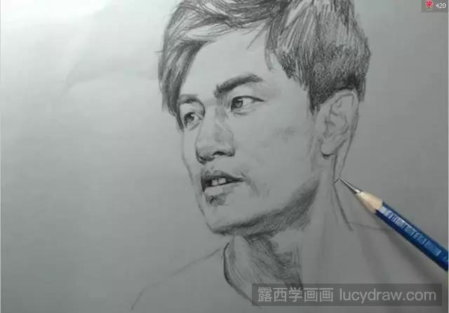 素描人物：周杰伦人物教程