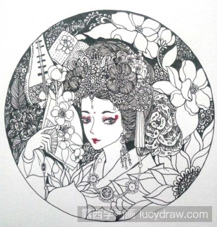 古风手绘插画教程