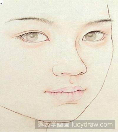 工笔画人物手和脸的画法教程