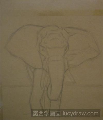 钢笔画教程：教你画细腻的大象