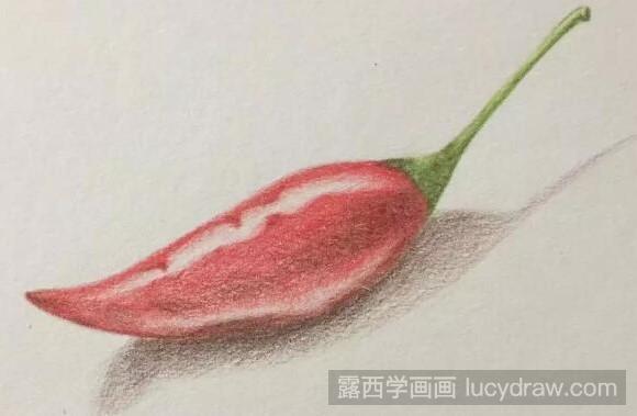 小辣椒彩铅画教程