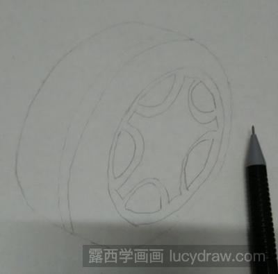 轮胎素描教程