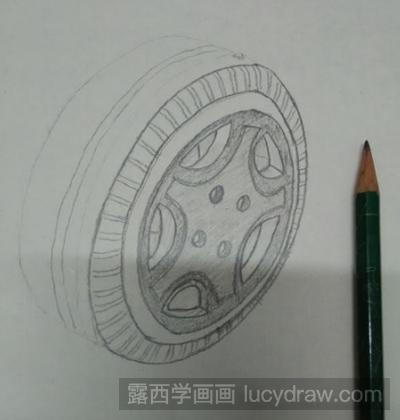 輪胎素描教程