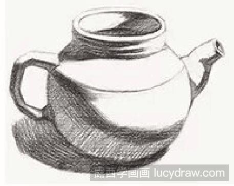 素描教程：怎么画茶壶